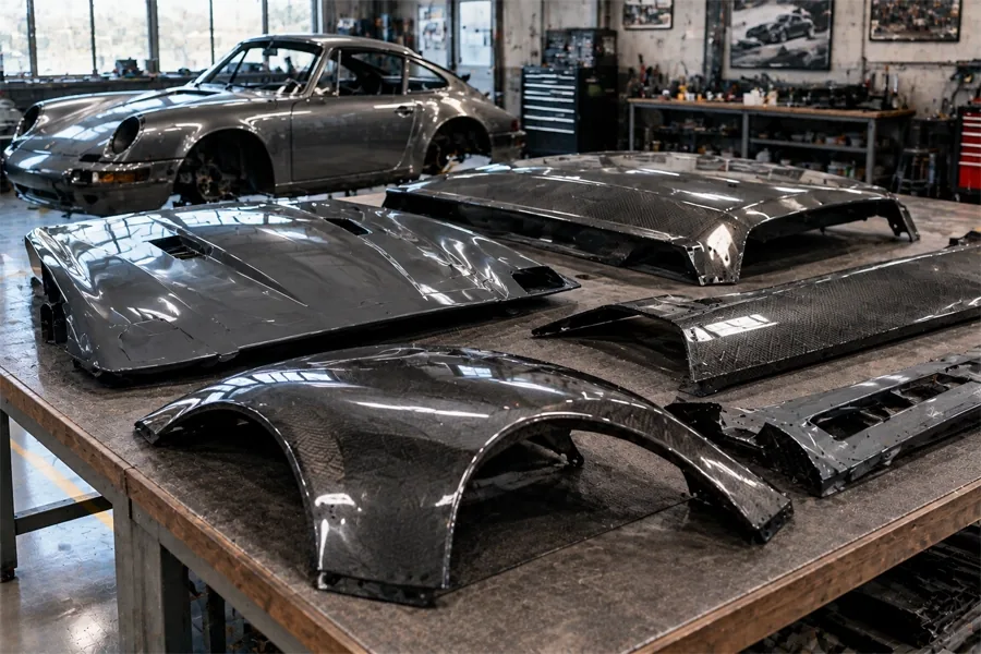 Restomod Classic Car Carbon Fiber Panels