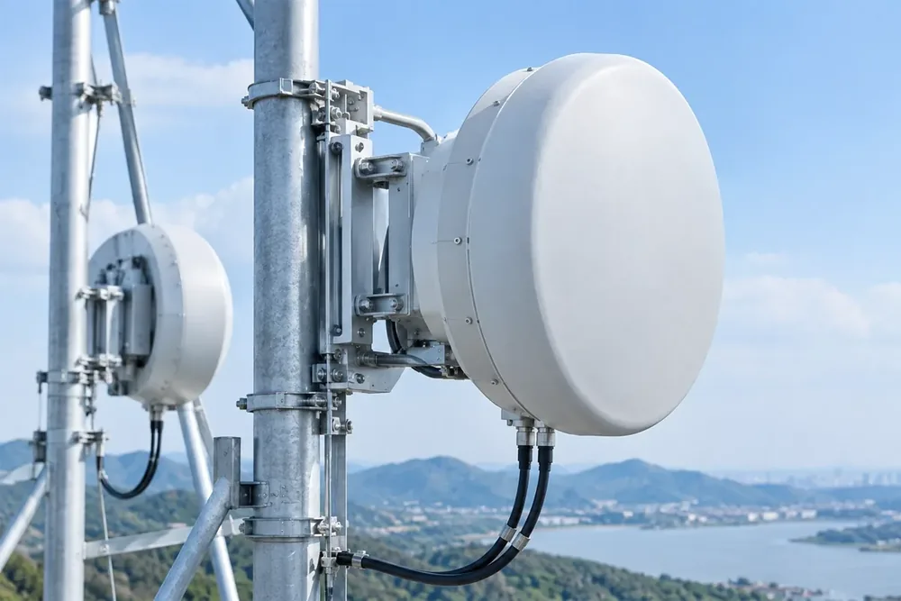 Microwave Link FRP Radome Installation