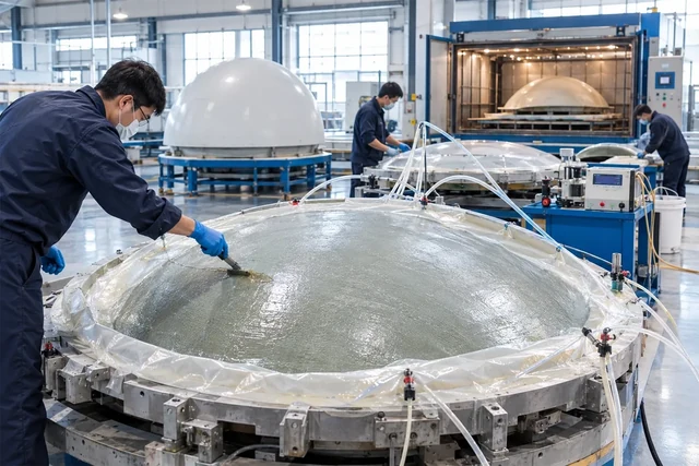 Layup & Curing - FRP Vacuum Infusion